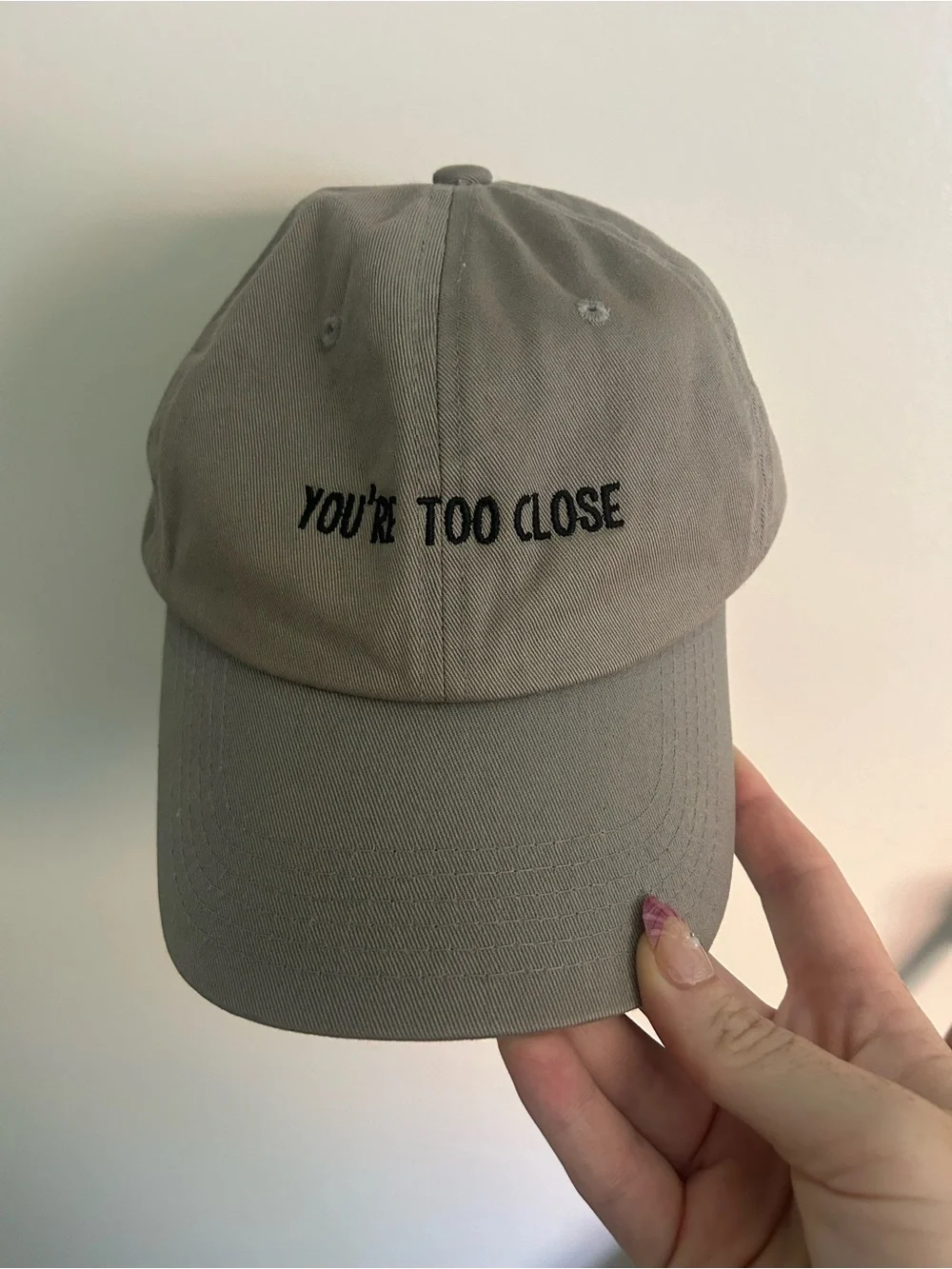 Cotton Baseball Cap - Gray 